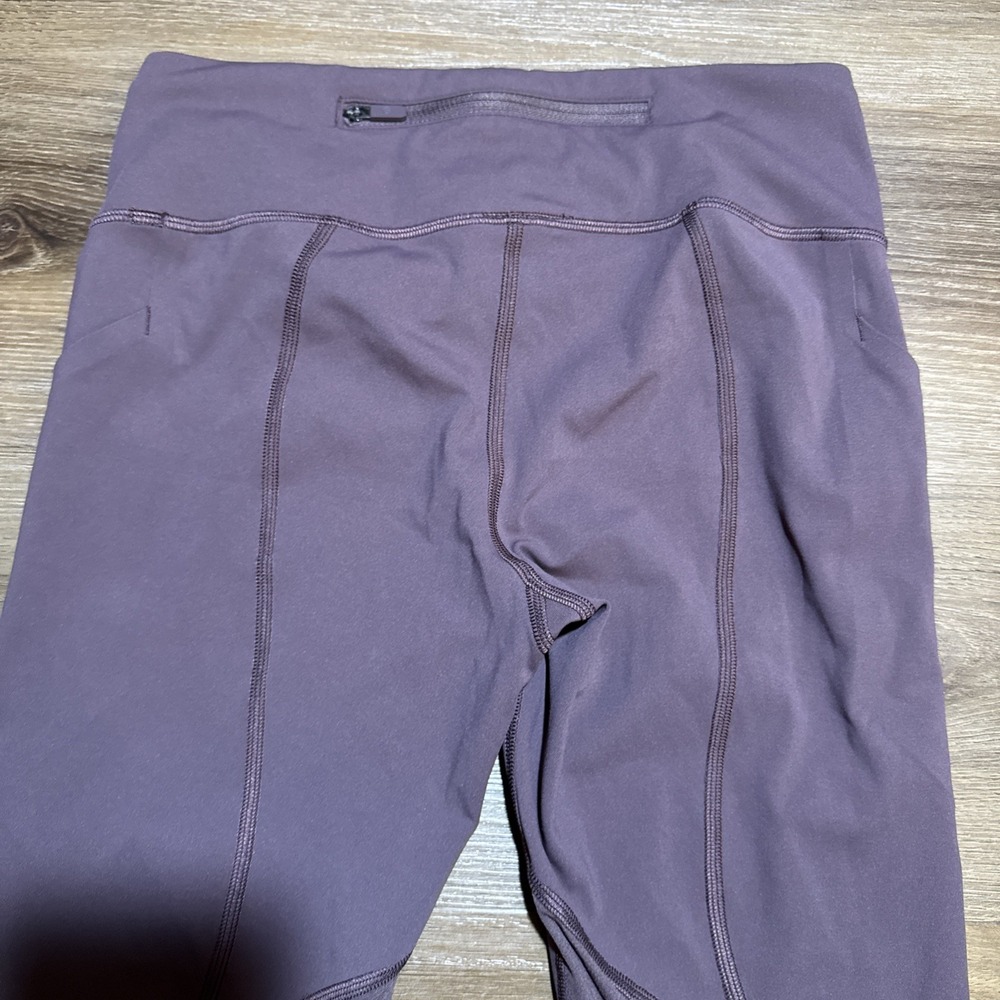 Lululemon Pace Rival Crop‎ 22" Pants Womens Size 6 Cherry Cola Capri Leggings - Picture 9 of 10